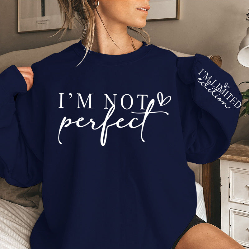 Sweat-shirt surdimensionné pour femmes avec impression et édition limitée Chic & Stil
