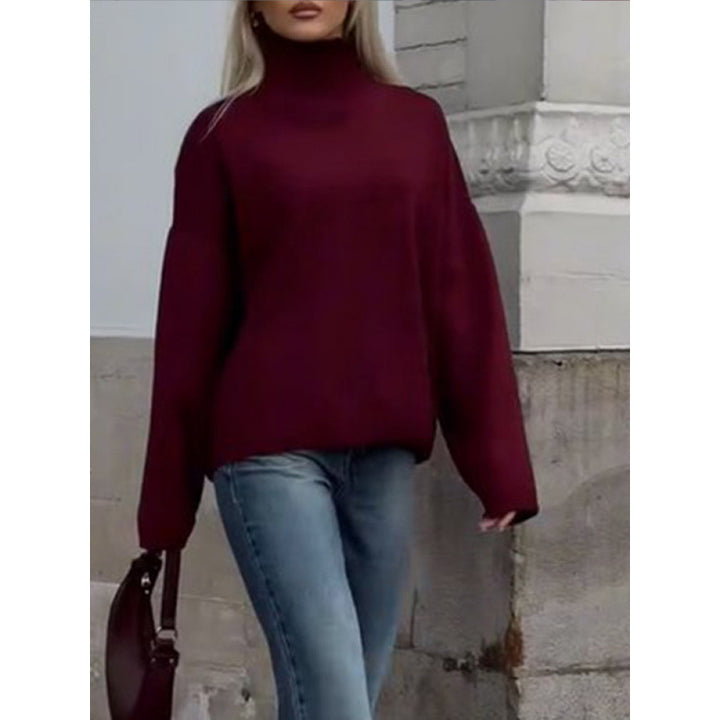 Comfortable oversized knit sweater for women with a loose fit Lune London