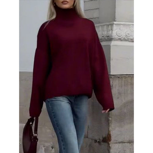 Fashionable oversized women's sweater with a relaxed fit and soft material Lune London