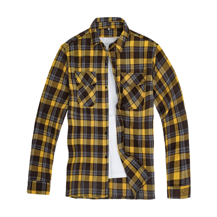 Plaid flannel shirt for men Lune London