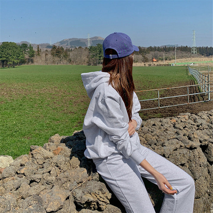 Ensemble de sweat à capuche décontracté pour femmes et pantalons de jogging Chic & Stil