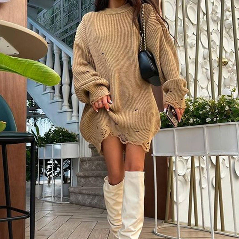 Oversized knit dress for women Lune London