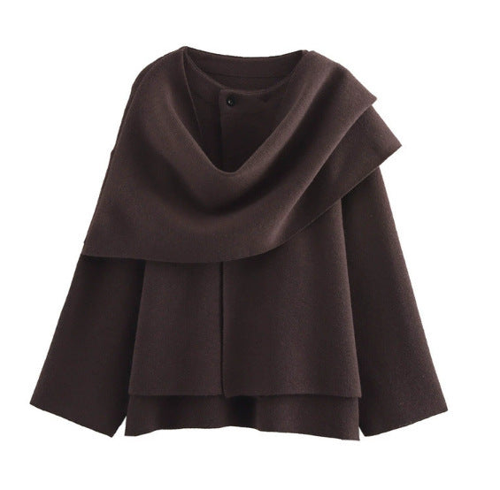 Manteau sur mesure pour femmes avec col montant Chic & Stil