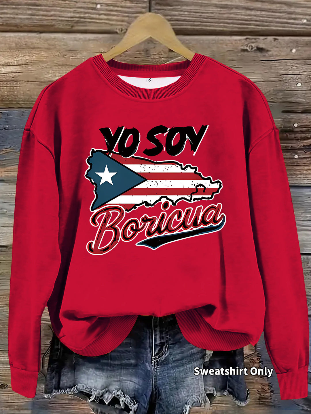 Sweatshirt femme avec design créatif Porto Rico et coupe décontractée Chic & Stil