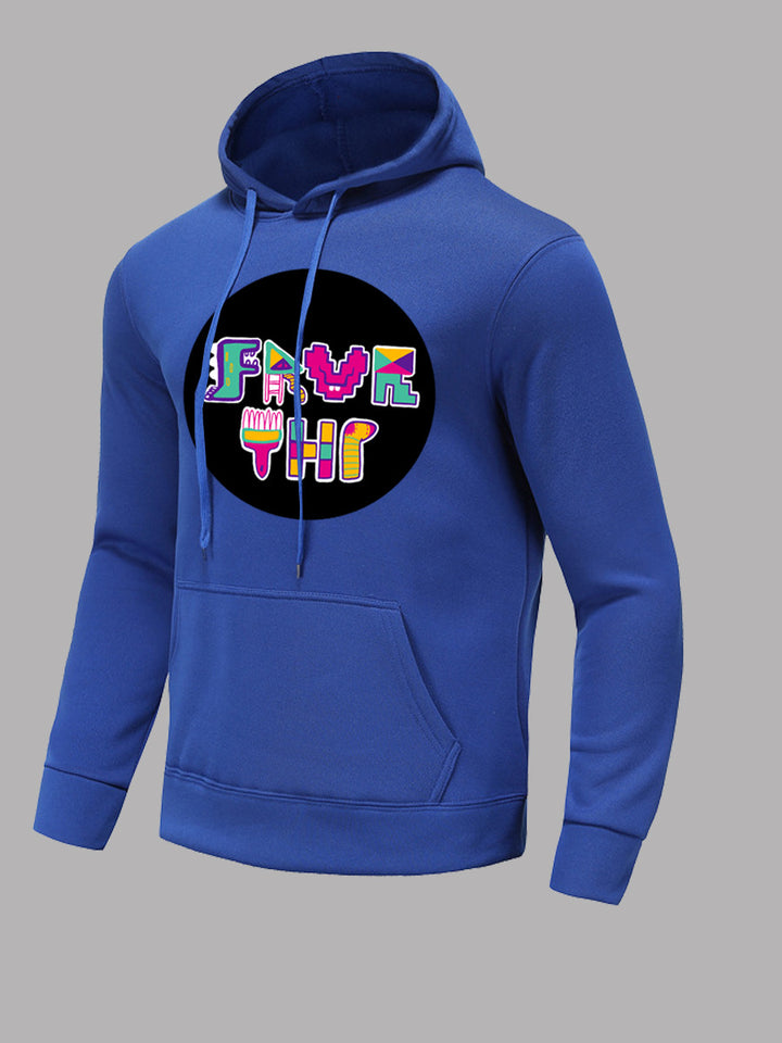 Hooded sweatshirt for ladies with an eye-catching graphic design and comfortable kangaroo pockets Lune London