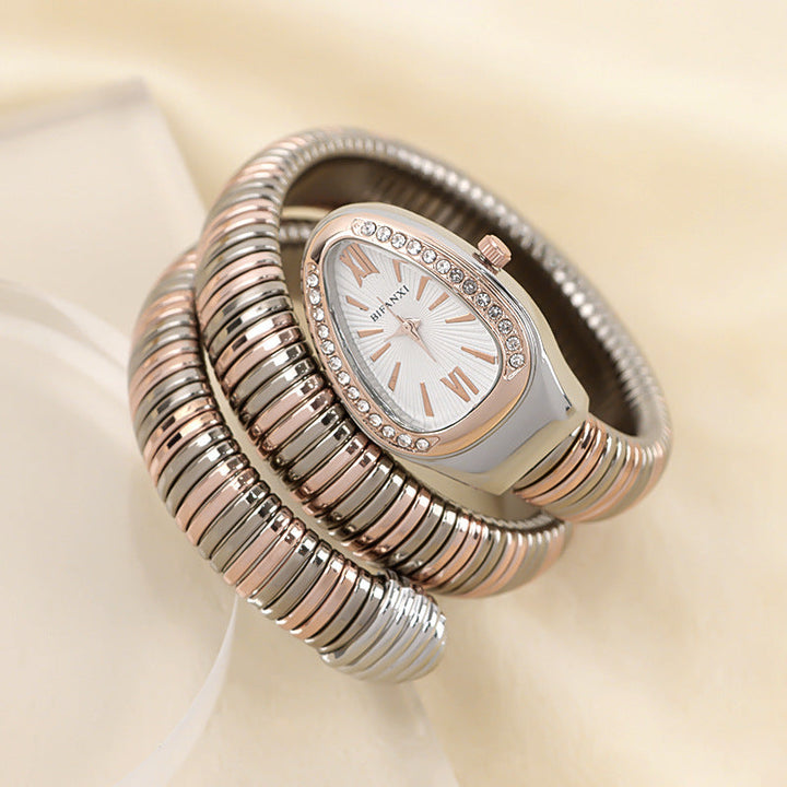 Lune London | Snake Watch with Quartz Movement and Personal Bracelet