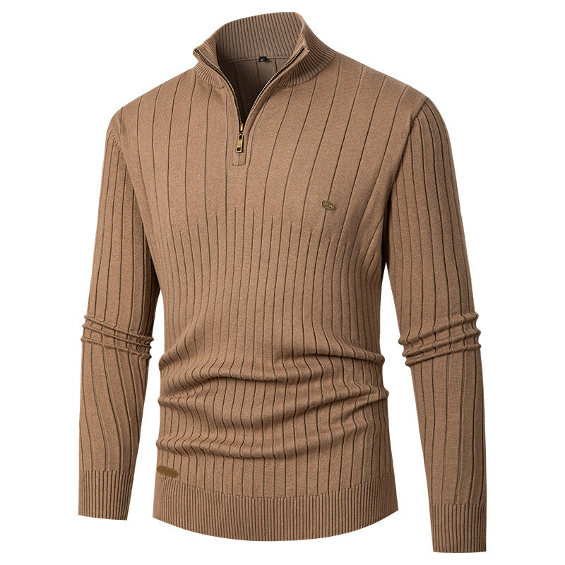 Men's sweater with high collar and fine knit Lune London