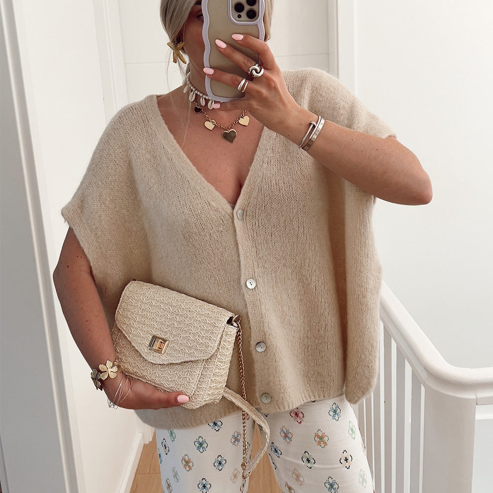Ladies oversized casual cardigan Lune London