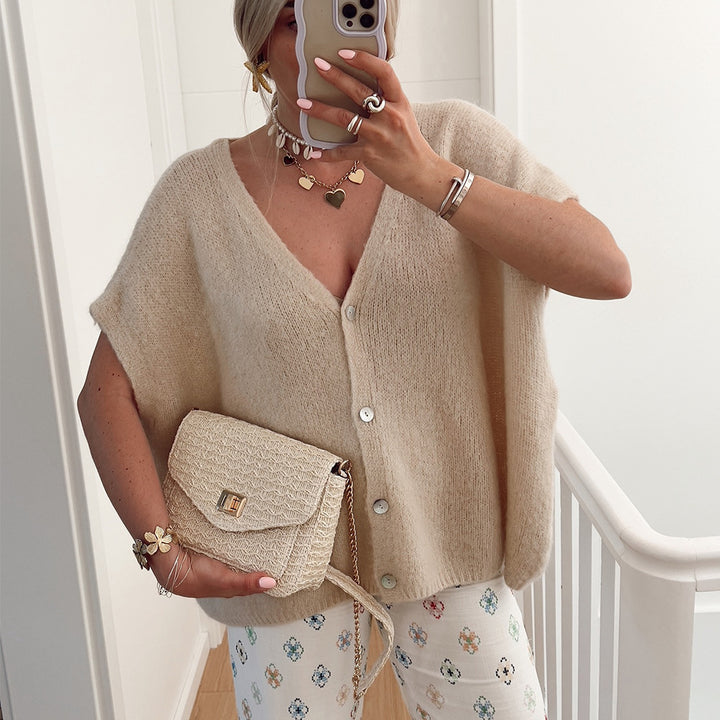 Ladies oversized casual cardigan Lune London