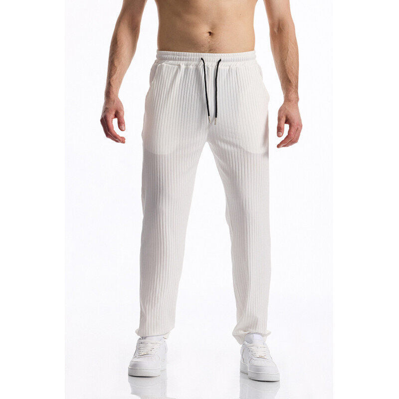 Casual men's jogging pants with elastic waistband and practical pockets Lune London