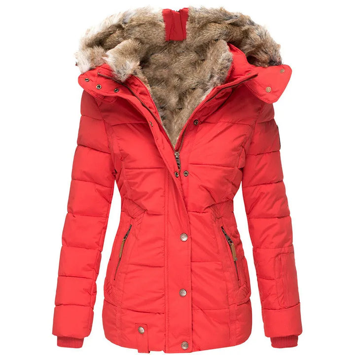 Lune London | Winter coat for women with faux fur lining