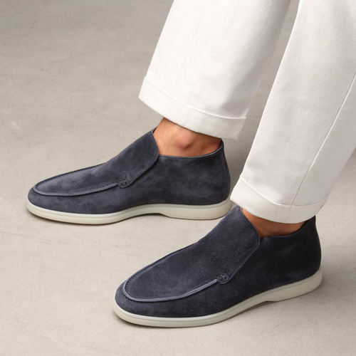 Lune London | Calf suede moccasin