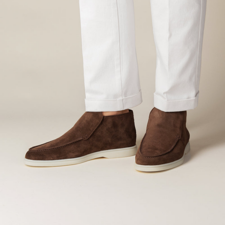 Lune London | Calf suede moccasin