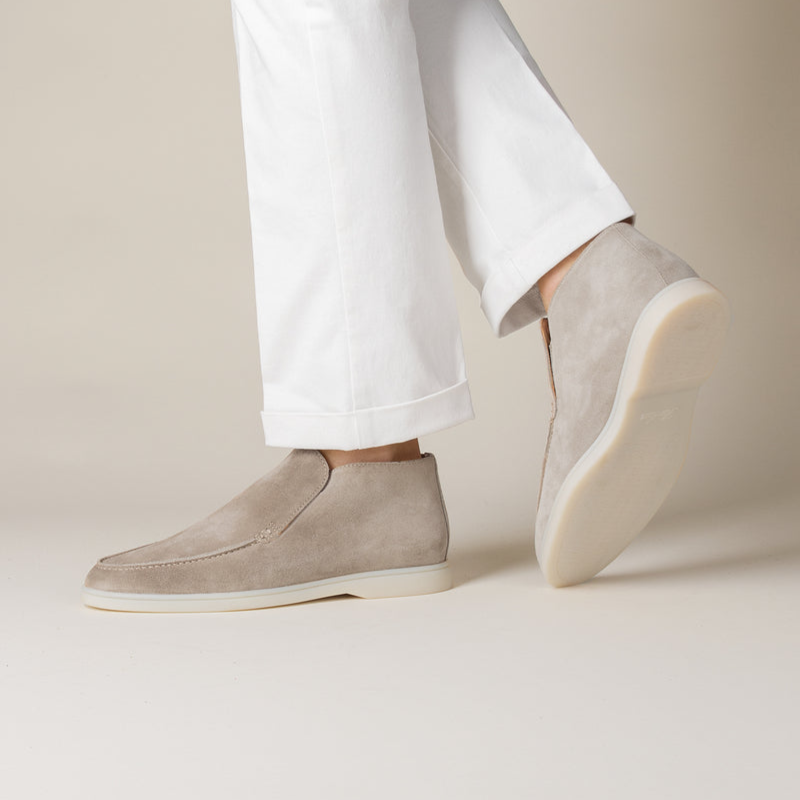 Lune London | Calf suede moccasin