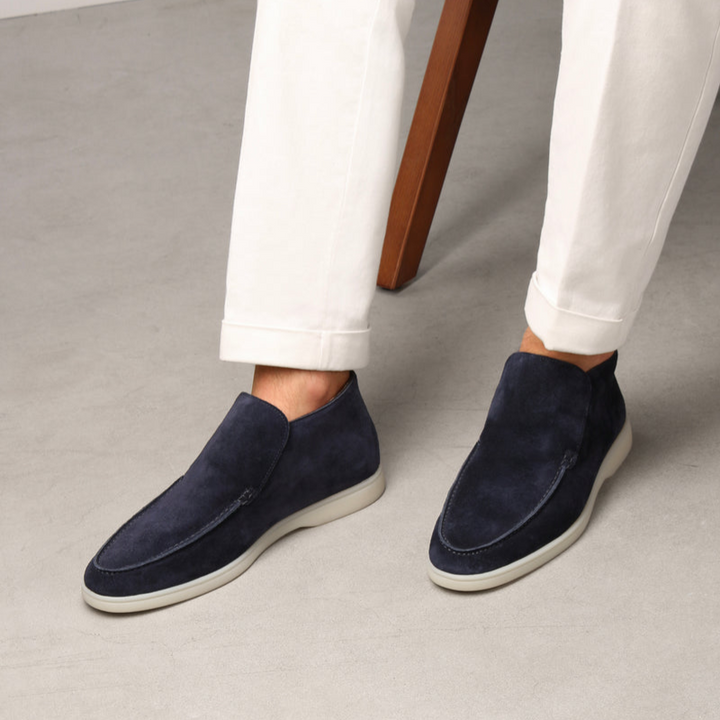Lune London | Calf suede moccasin