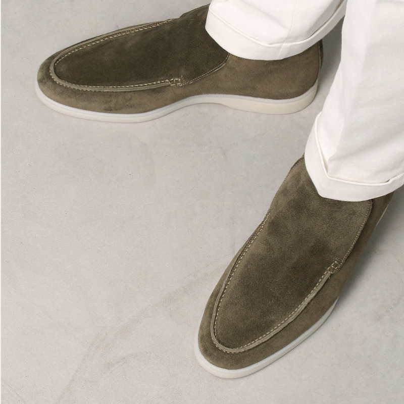 Lune London | Calf suede moccasin