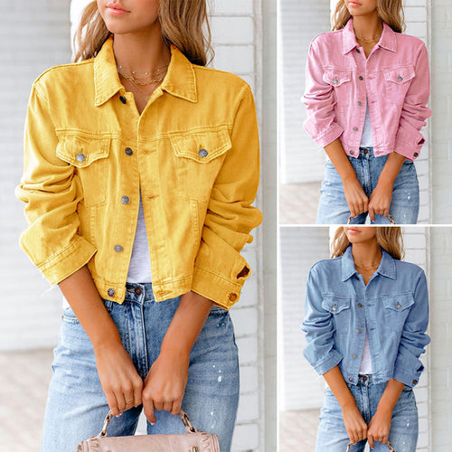 Lune London | Solid Color Denim Jacket