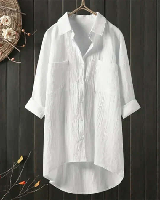 Lune London | White linen blouse