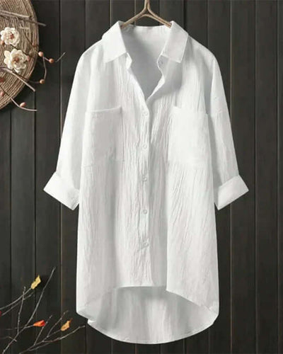 Lune London | White linen blouse