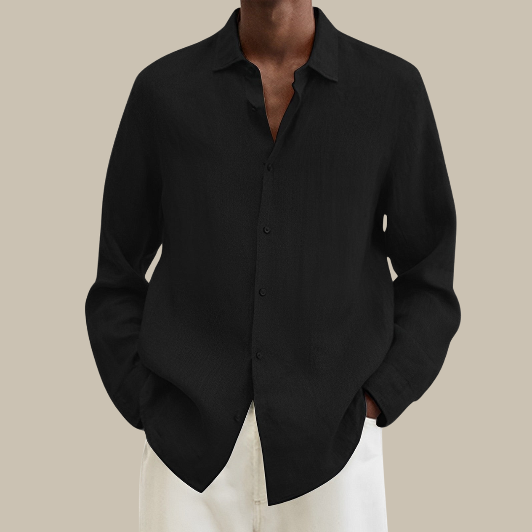 Lune London | Stylish Linen Men's Shirt with Long Sleeves