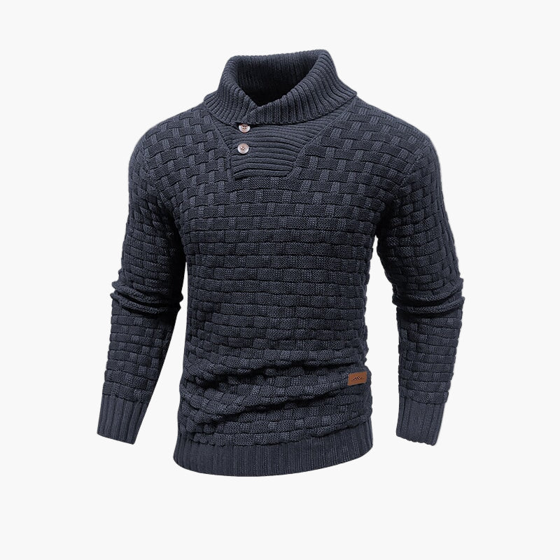 Lune London | Knit Sweater with Buttons - Casual Elegant Look for Fall and Winter
