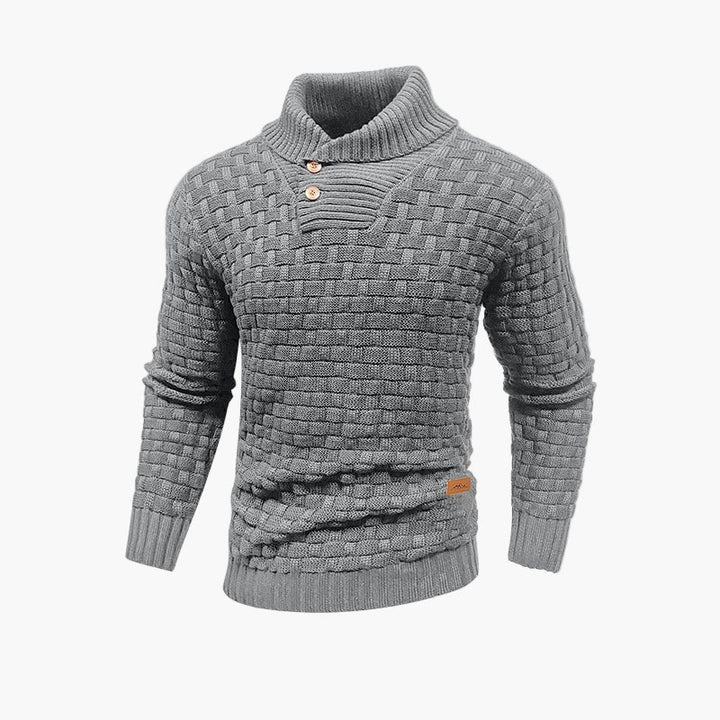 Lune London | Knit Sweater with Buttons - Casual Elegant Look for Fall and Winter