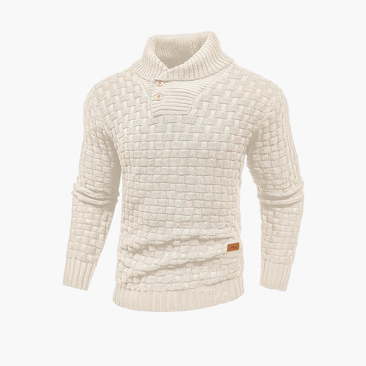 Lune London | Knit Sweater with Buttons - Casual Elegant Look for Fall and Winter