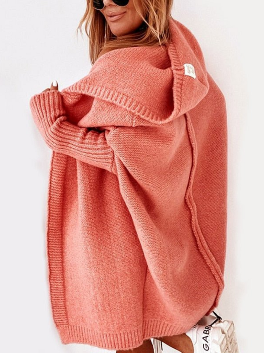 Lune London | Oversized Hooded Cardigan for Women - Long