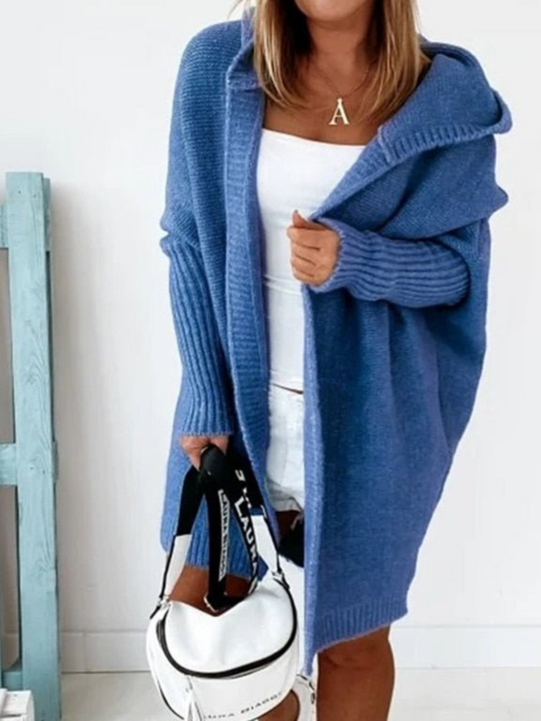 Lune London | Oversized Hooded Cardigan for Women - Long