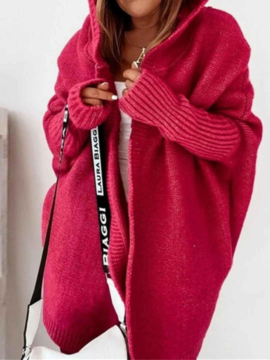 Lune London | Oversized Hooded Cardigan for Women - Long