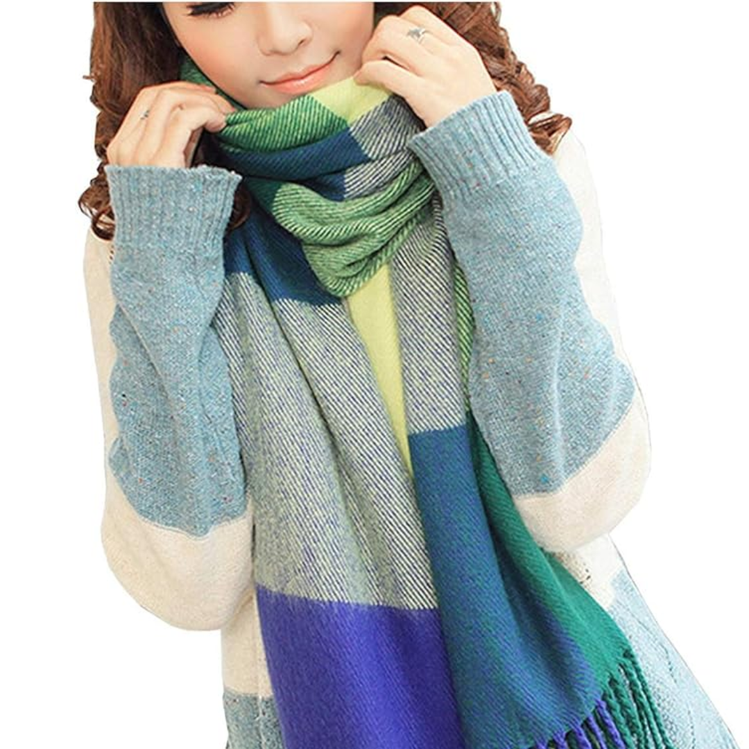 Lune London | Oversized Scarf for Men & Women - Classic Check Pattern