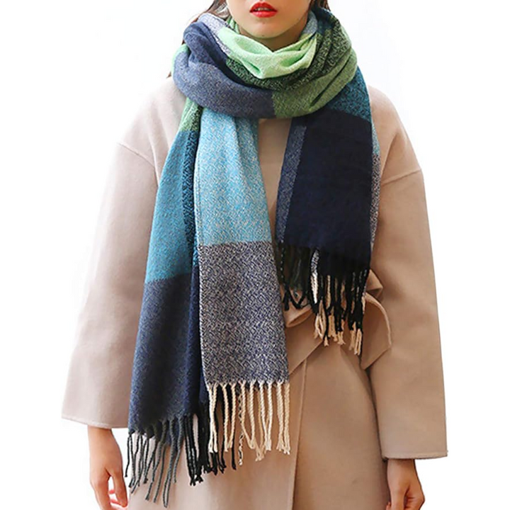 Lune London | Oversized Scarf for Men & Women - Classic Check Pattern