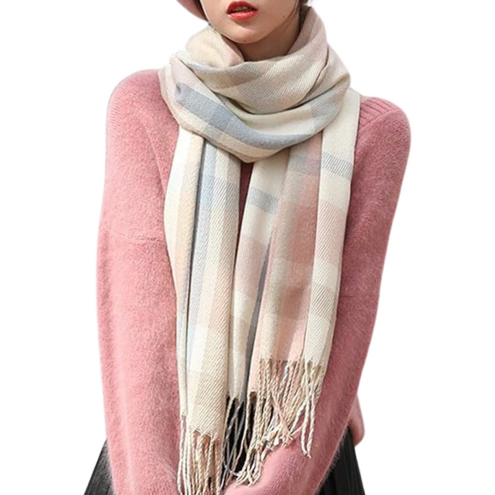 Lune London | Oversized Scarf for Men & Women - Classic Check Pattern