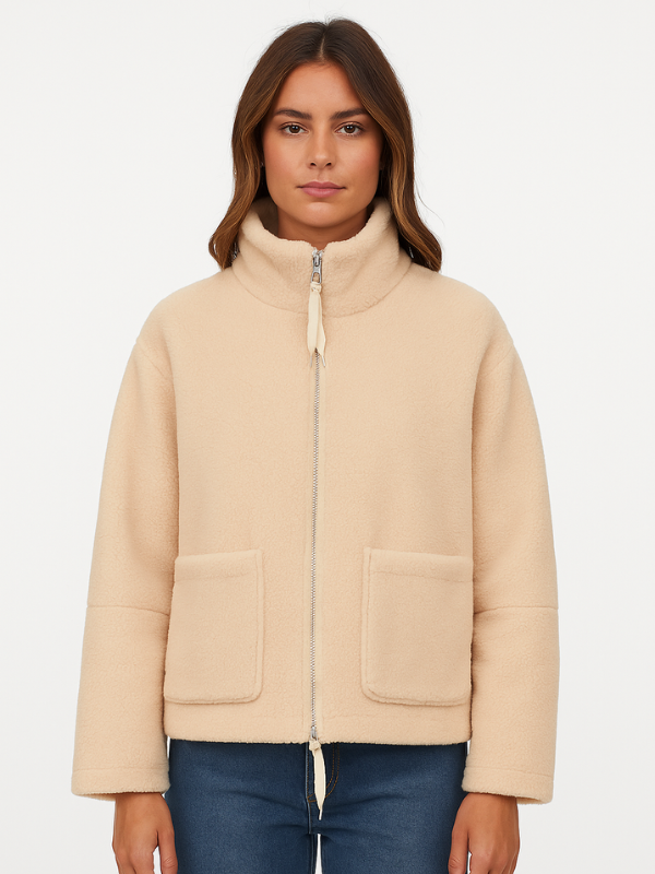 Lune London | Plus Size Sherpa Fleece Jacket for Women - Winter