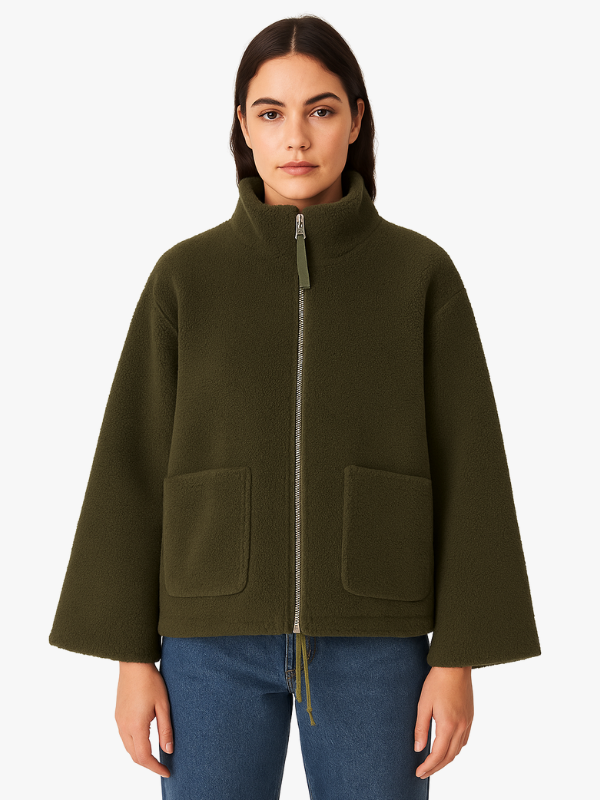 Lune London | Plus Size Sherpa Fleece Jacket for Women - Winter