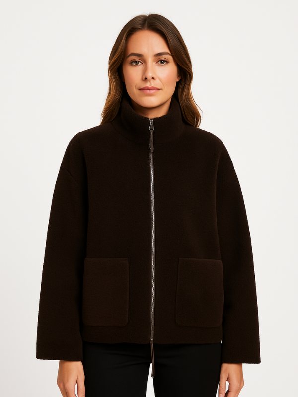 Lune London | Plus Size Sherpa Fleece Jacket for Women - Winter