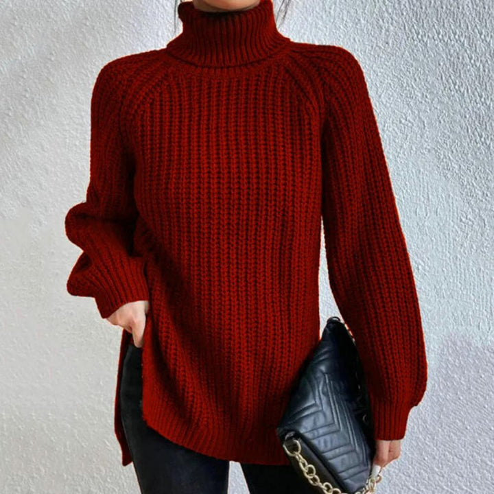 Lune London | Knit Sweater - Turtleneck - Long Sleeves - Oversized Fit - Soft Chunky Knit