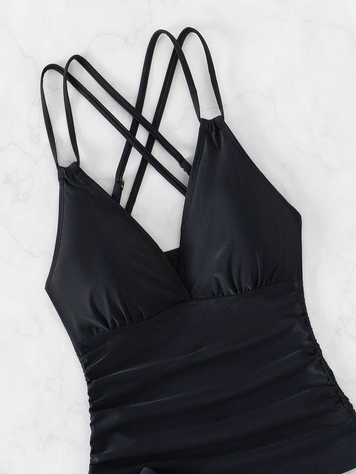 Lune London | Tankini swimsuit with crossed straps