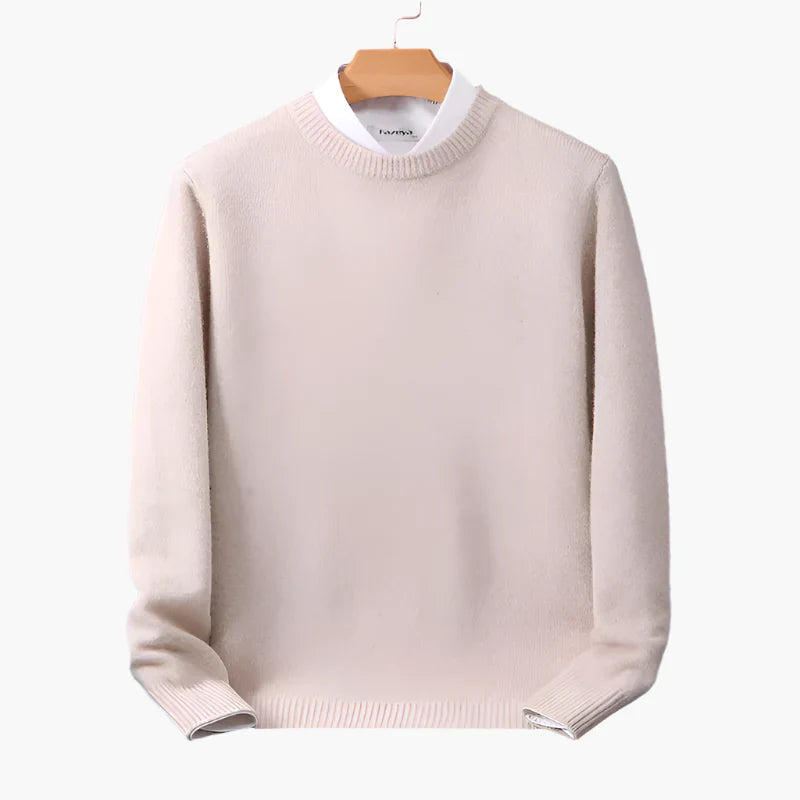 Lune London | Business sweater with collar - Elegant knit sweater for the office and everyday