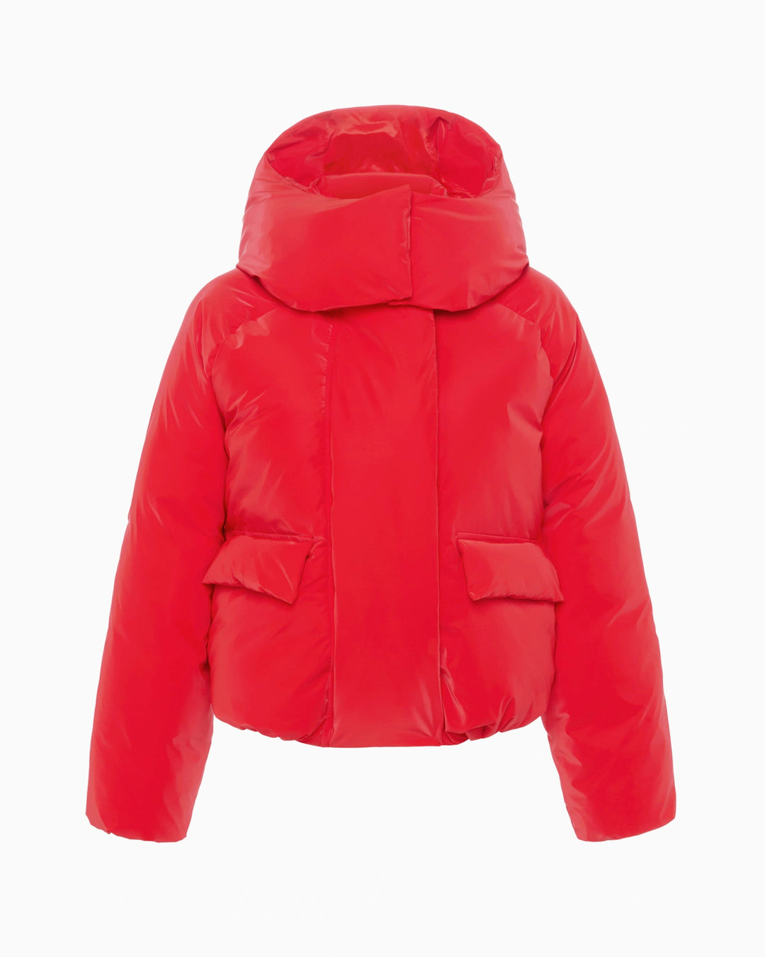 Lune London | Women's Jacket High Collar Hooded Zipper Design Cotton-Lined Jacket