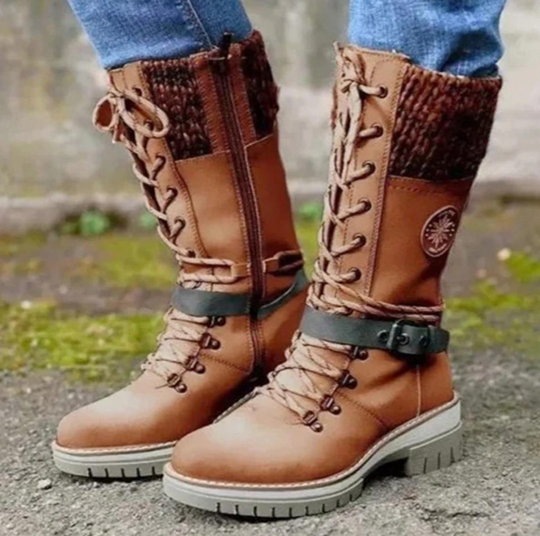 Chic Und Stil | Waterproof Knee Snow Boots for Women