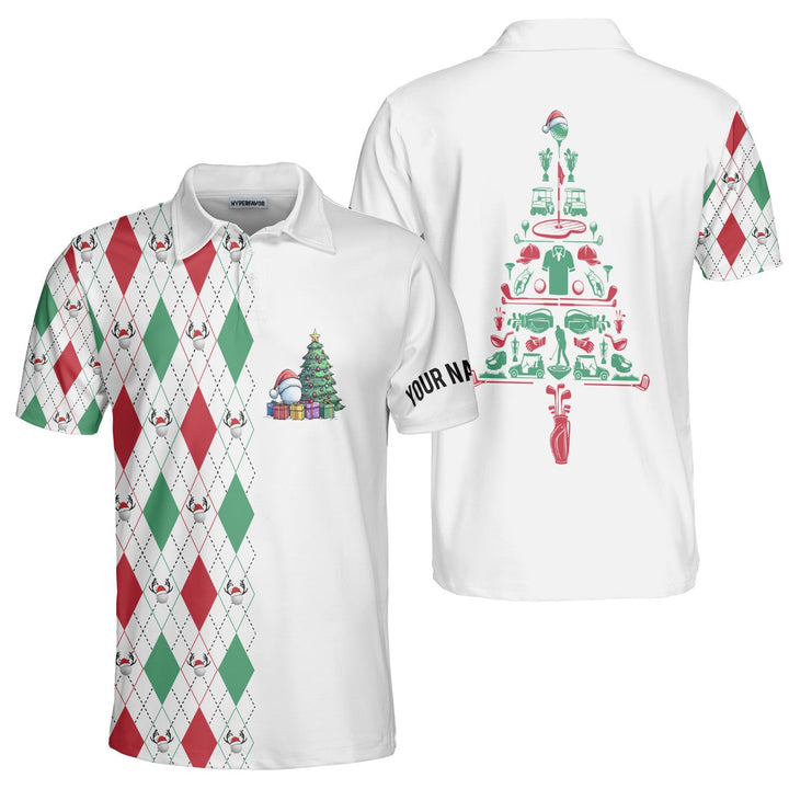 Lune London | Personalized Christmas gift for male golfer polo