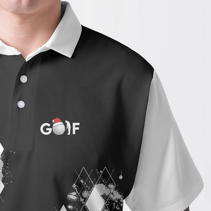 Lune London | Custom snowman golfer polo shirt for men