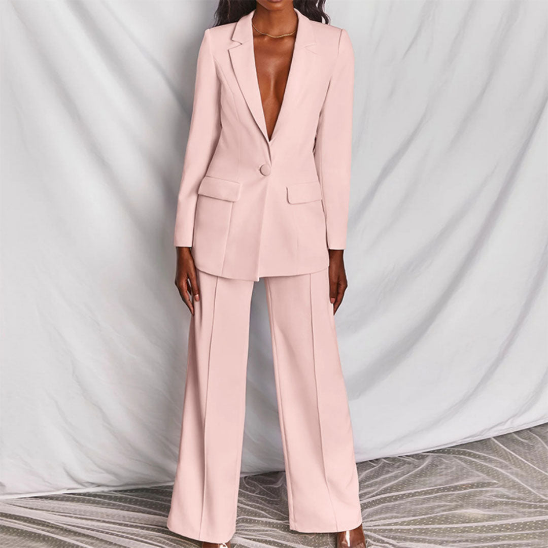 Lune London | Two-Piece Blazer and Trousers Set for Women