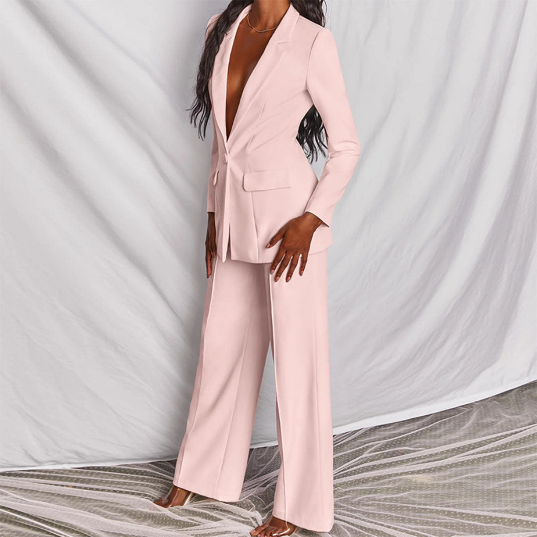 Lune London | Two-Piece Blazer and Trousers Set for Women