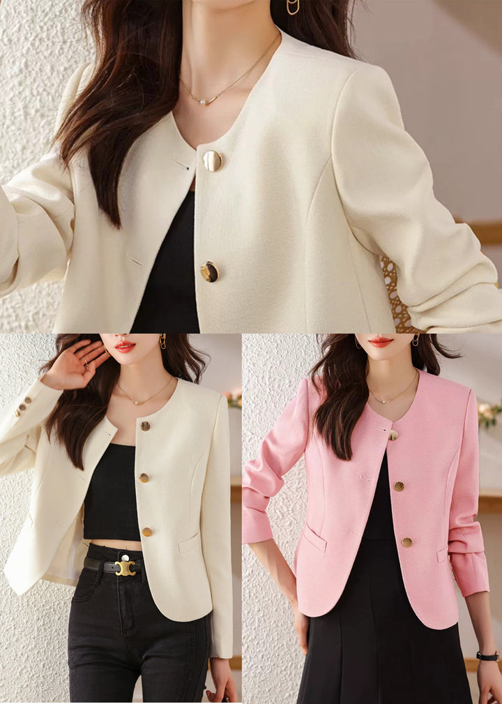 Lune London | Short cotton coats with metal buttons