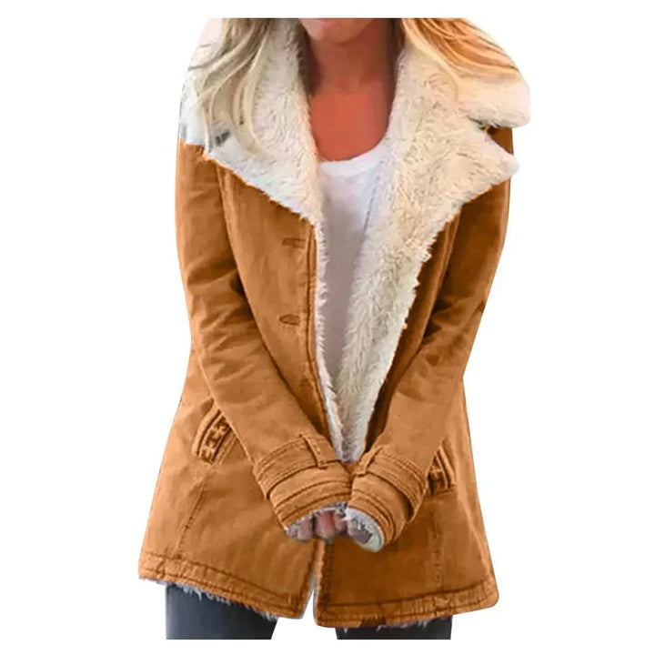 Lune London | Veste à revers - Parka pour femmes, manteau d'hiver pour l'automne et l'hiver