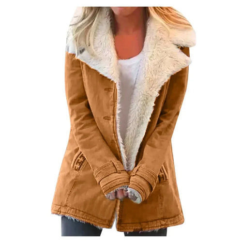 Lune London | Veste à revers - Parka pour femmes, manteau d'hiver pour l'automne et l'hiver
