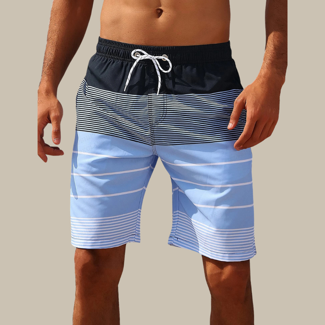 Lune London | Quick Drying Colorblock Swim Shorts with Stretch