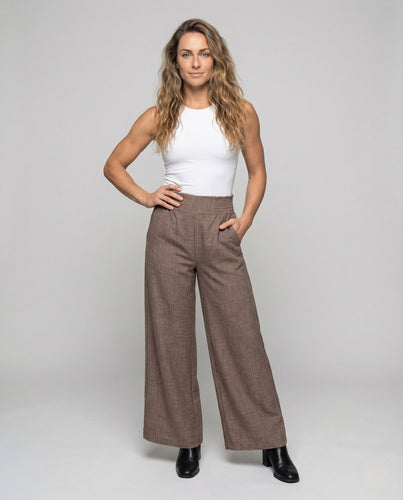 Women’s Linen Pants High Waist Pleat